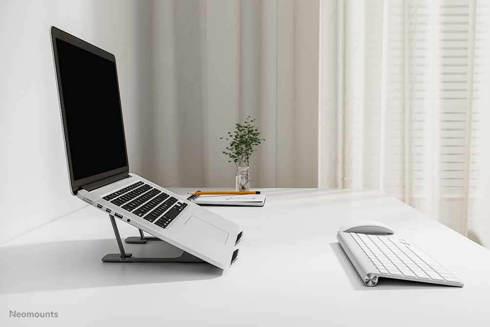 Neomounts NSLS085GREY Laptop stand 10-17" - foldable - compact - universal